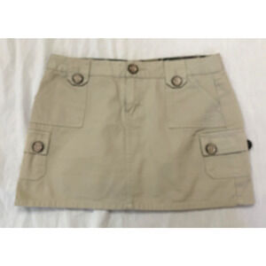 🫐 BONGO WOMENS CARGO COTTON SKIRT SIZE 7 🫐